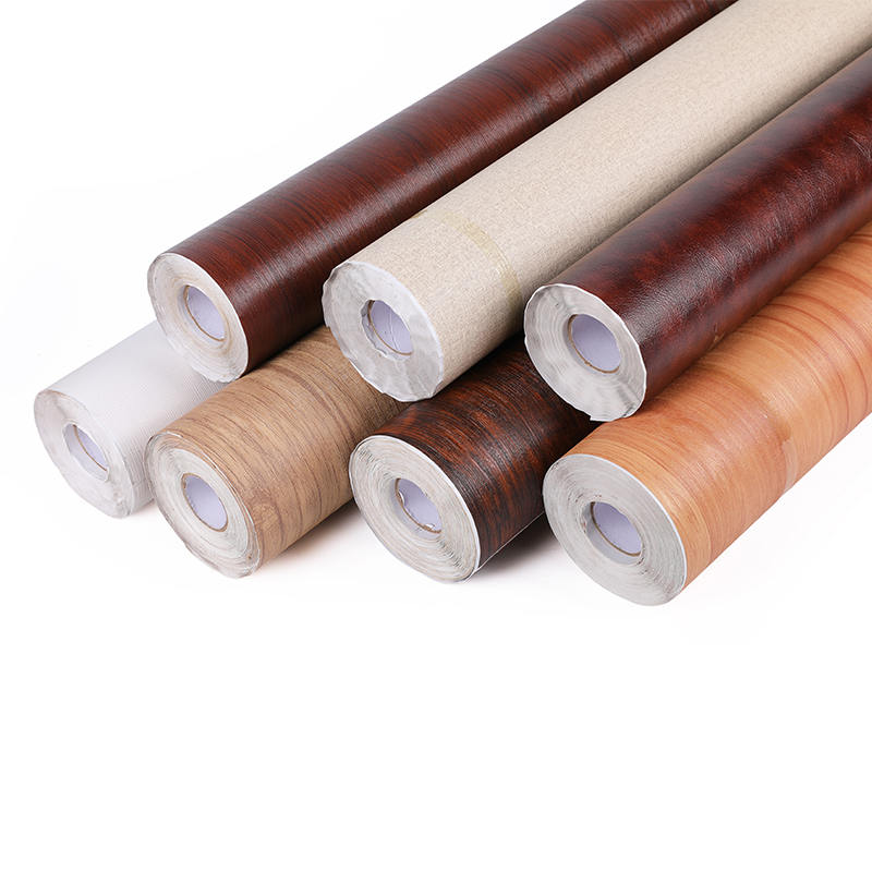 Wood-Grain Adhesive Foil with 3D Embossed Back Coating