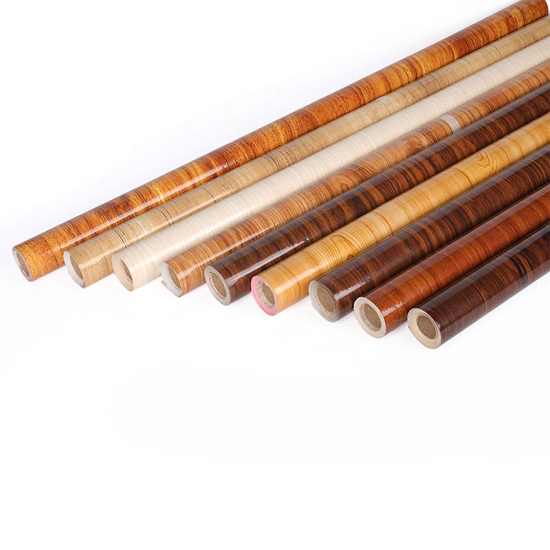 High-Gloss Wood Grain PVC Film